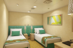 Cabin Image for Spa & Waterworks Deck,Serenity & Sportsquare,Deck 12 deck on Carnival Sunshine