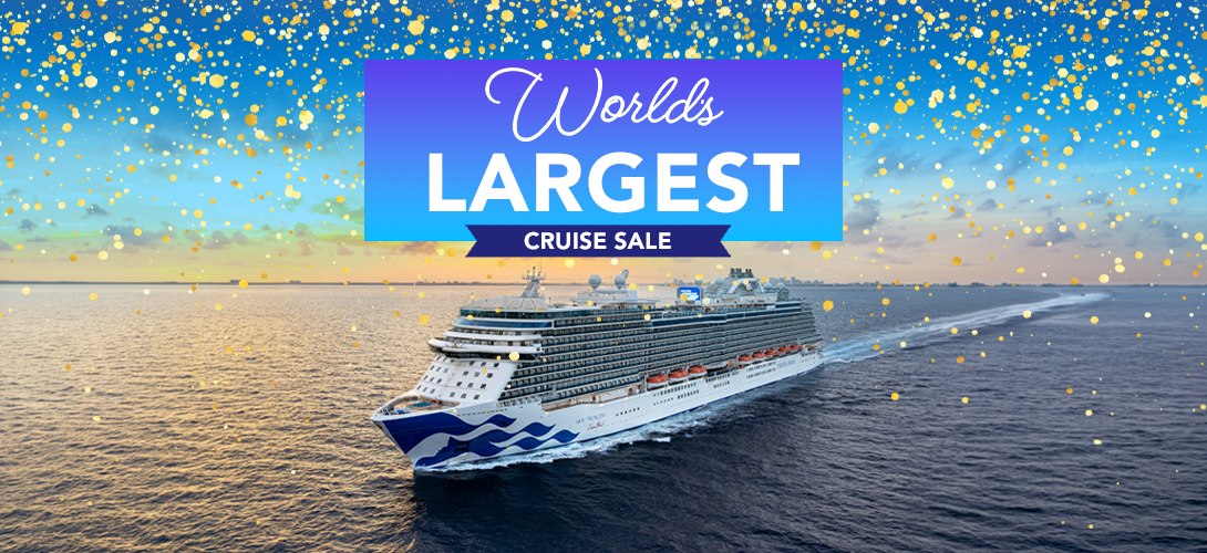 World's Largest Cruise Sale Banner